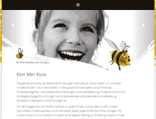 Tablet Screenshot of bimbambino.ch